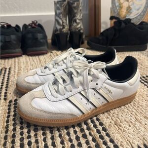 Adidas Black and White Samba Sneakers